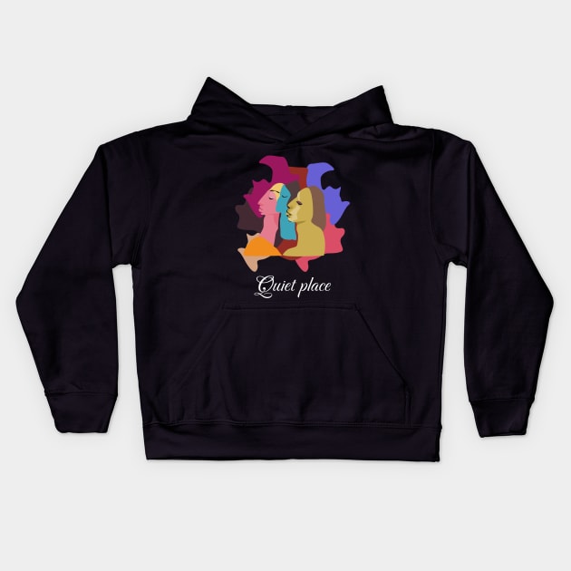 Quiet Place Kids Hoodie by Womens Art Store